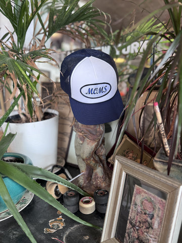 Moms script trucker hat