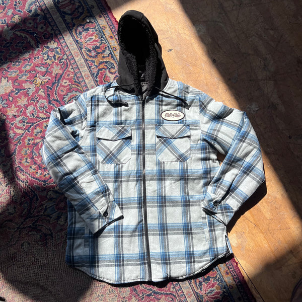MOMS crew Quilted zip mom Flannel